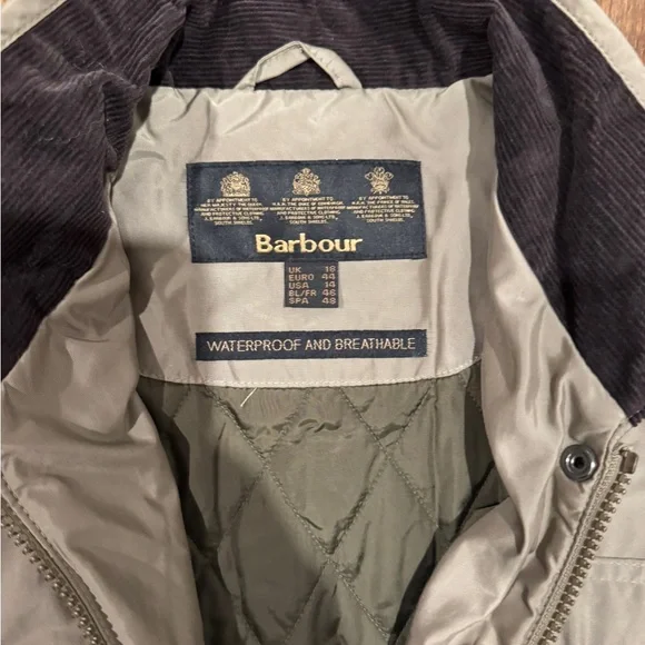 Barbour Beige Military Field Jacket - Picture 5 of 7